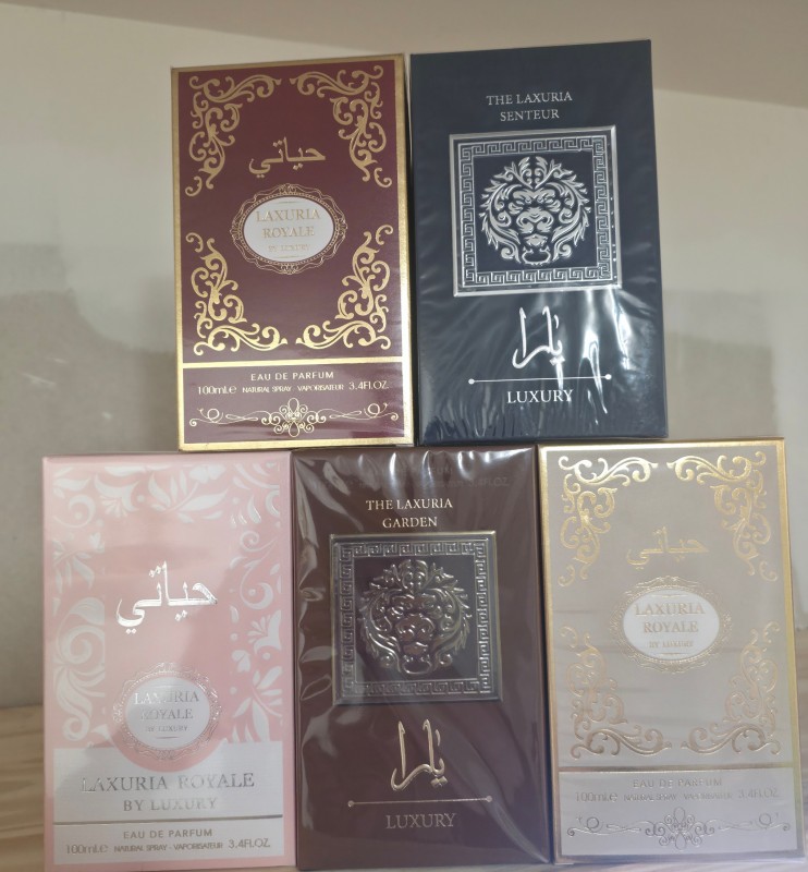 lot de 5 Parfum LUXURIA Royale / Garden / Senteur – Eau de Parfum 100ml LIVRAISON GRATUITE
