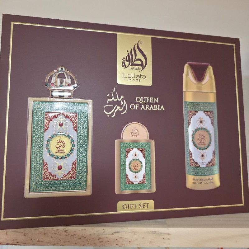 Coffret parfum Queen of Arabia Lattafa – neuf LIVRAISON GRATUITE