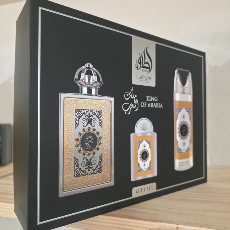 Coffret parfum King of Arabia – Lattafa LIVRAISON GRATUITE